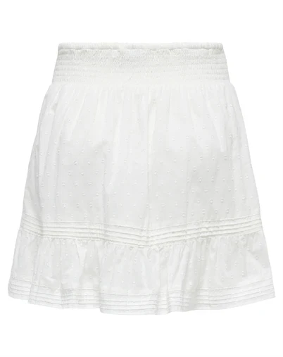 Only - ONLKatti Short Nederdel - Cloud Dancer
